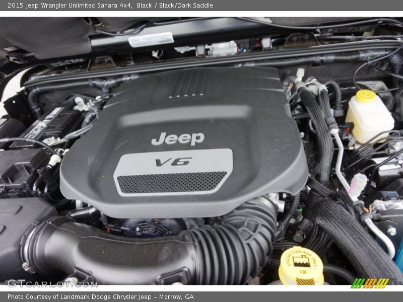 Black / Black/Dark Saddle 2015 Jeep Wrangler Unlimited Sahara 4x4