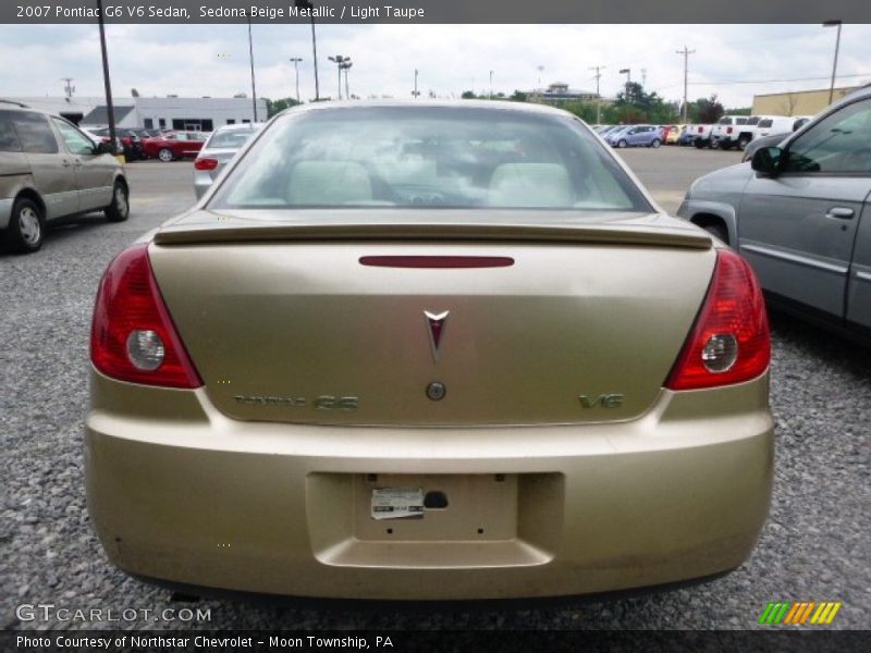 Sedona Beige Metallic / Light Taupe 2007 Pontiac G6 V6 Sedan