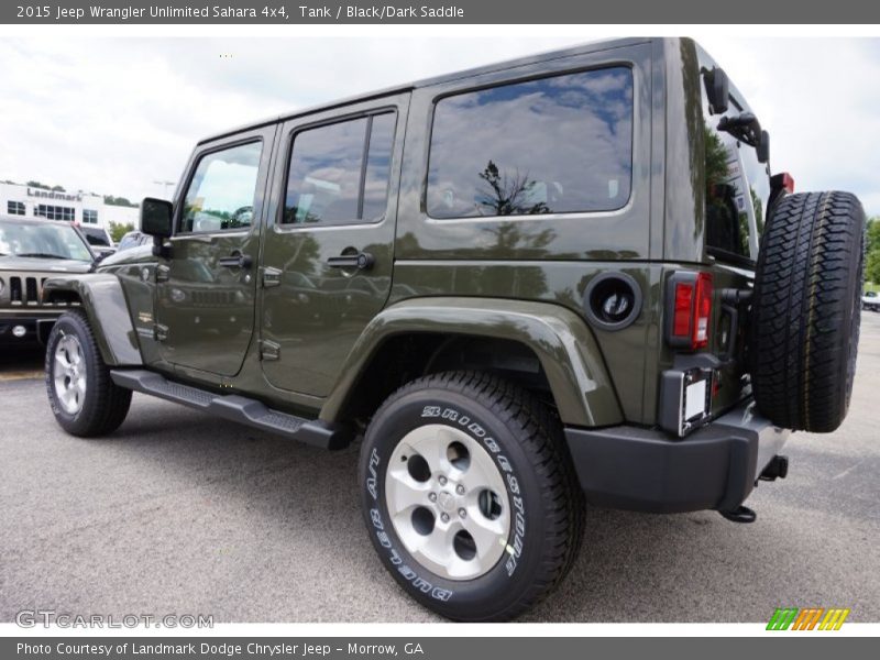 Tank / Black/Dark Saddle 2015 Jeep Wrangler Unlimited Sahara 4x4