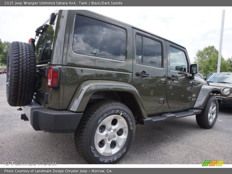 Tank / Black/Dark Saddle 2015 Jeep Wrangler Unlimited Sahara 4x4