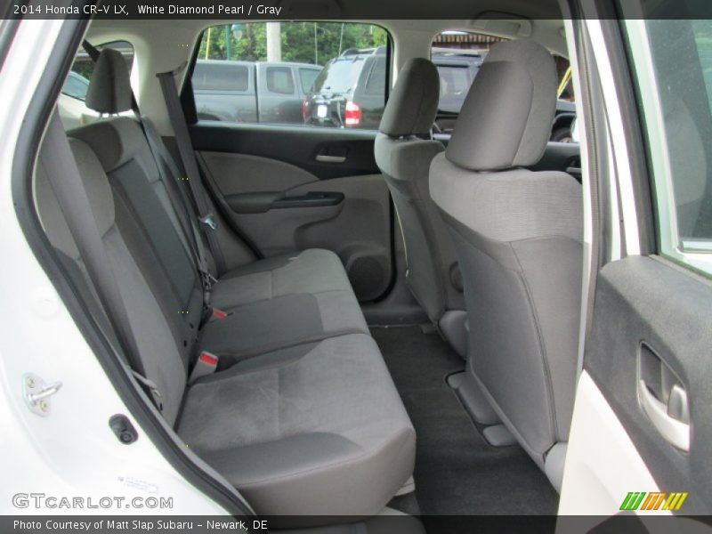 White Diamond Pearl / Gray 2014 Honda CR-V LX