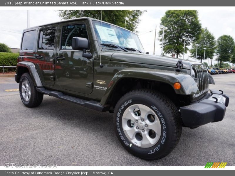 Tank / Black/Dark Saddle 2015 Jeep Wrangler Unlimited Sahara 4x4