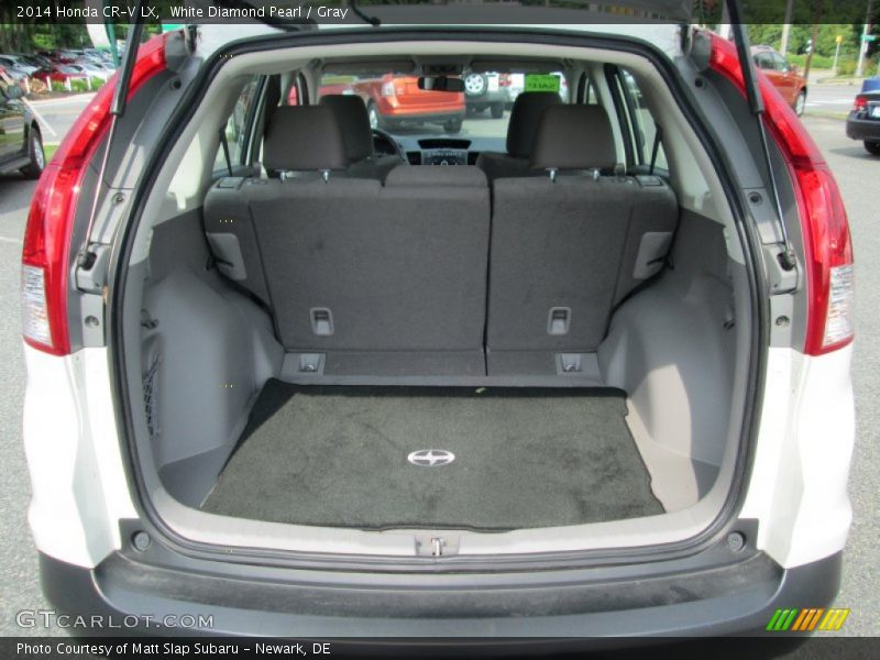 White Diamond Pearl / Gray 2014 Honda CR-V LX