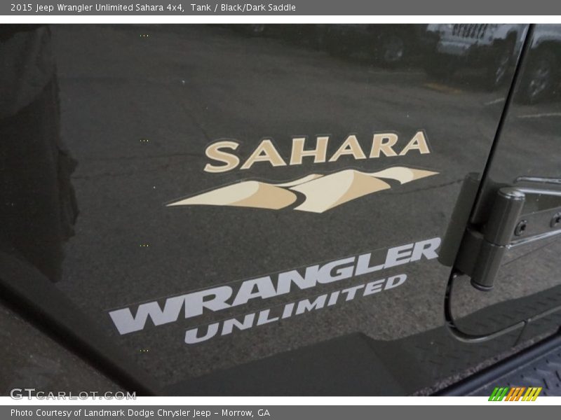Tank / Black/Dark Saddle 2015 Jeep Wrangler Unlimited Sahara 4x4