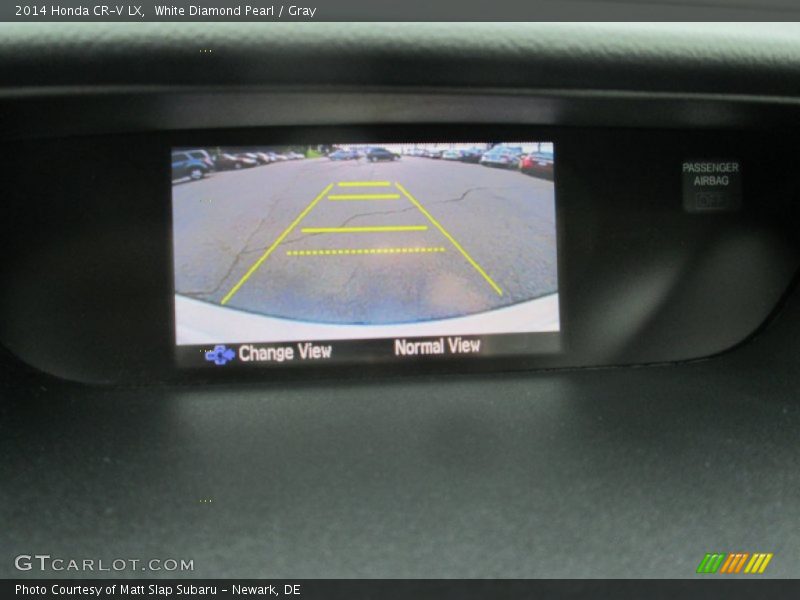White Diamond Pearl / Gray 2014 Honda CR-V LX