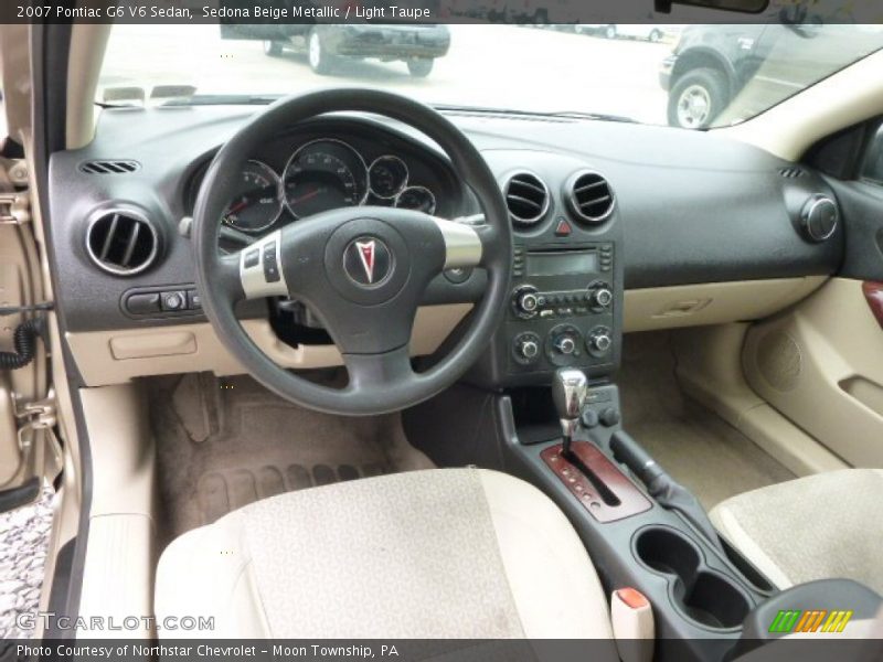  2007 G6 V6 Sedan Light Taupe Interior