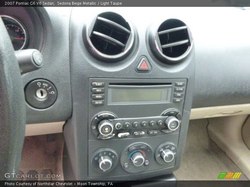 Sedona Beige Metallic / Light Taupe 2007 Pontiac G6 V6 Sedan
