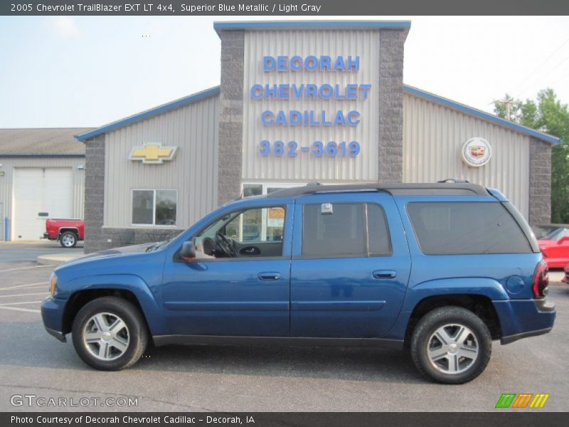 Superior Blue Metallic / Light Gray 2005 Chevrolet TrailBlazer EXT LT 4x4