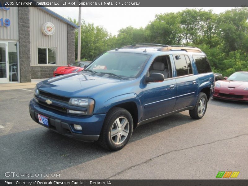 Superior Blue Metallic / Light Gray 2005 Chevrolet TrailBlazer EXT LT 4x4