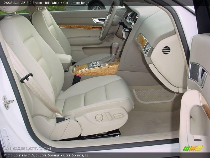 Ibis White / Cardamom Beige 2008 Audi A6 3.2 Sedan