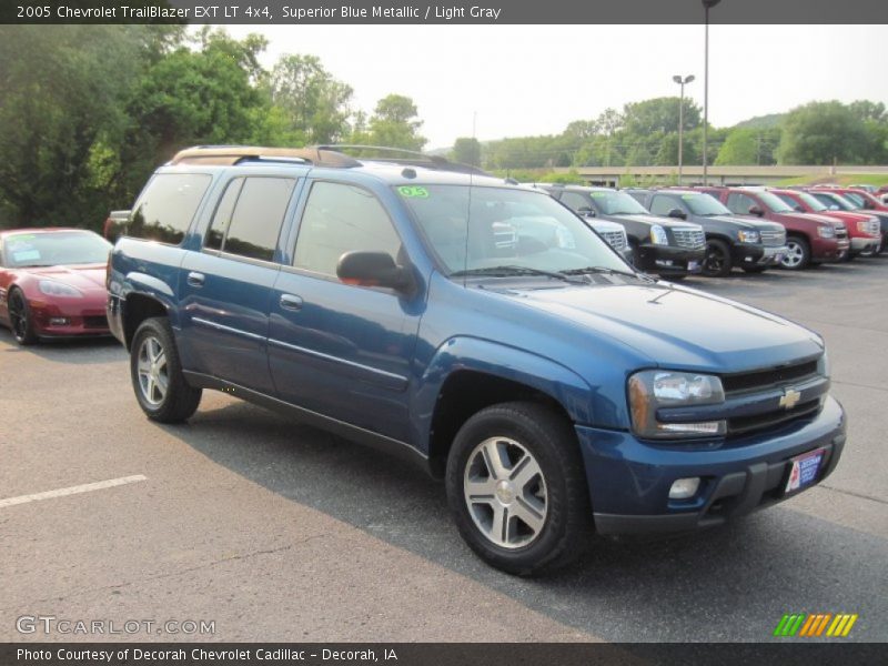 Superior Blue Metallic / Light Gray 2005 Chevrolet TrailBlazer EXT LT 4x4