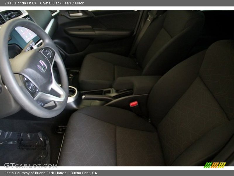 Crystal Black Pearl / Black 2015 Honda Fit EX
