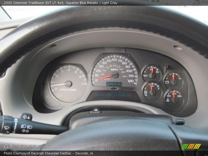 Superior Blue Metallic / Light Gray 2005 Chevrolet TrailBlazer EXT LT 4x4
