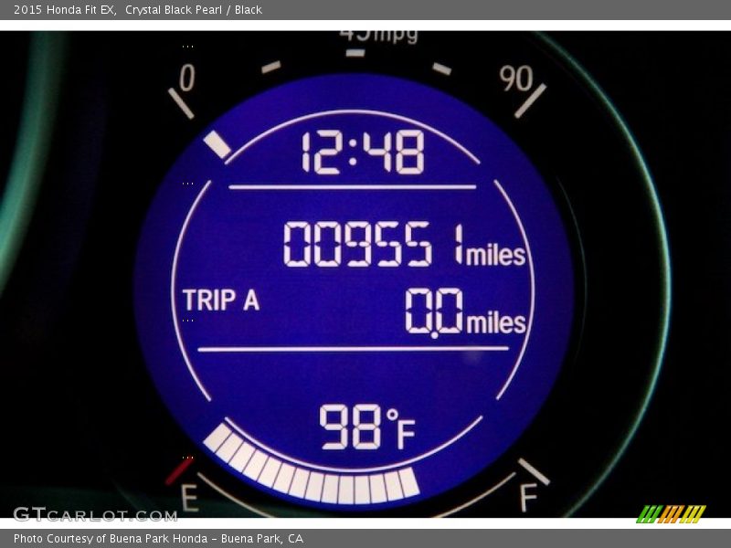 Crystal Black Pearl / Black 2015 Honda Fit EX