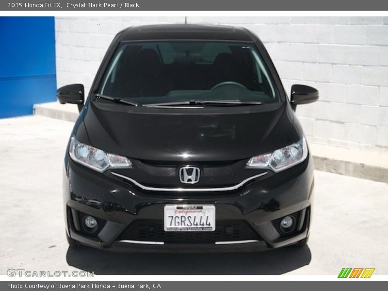 Crystal Black Pearl / Black 2015 Honda Fit EX