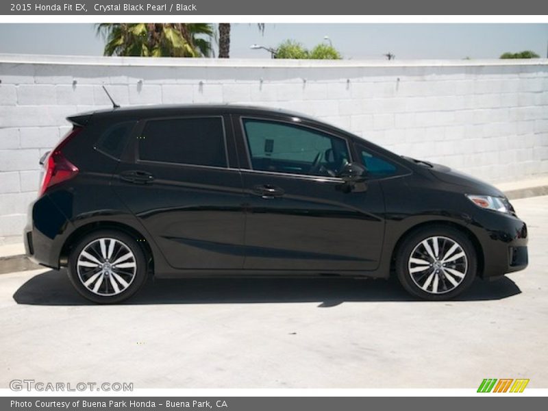 Crystal Black Pearl / Black 2015 Honda Fit EX