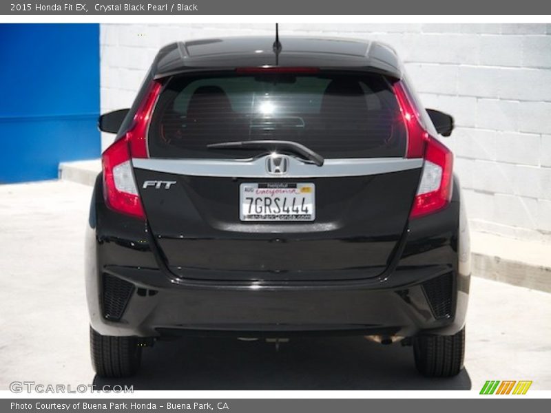 Crystal Black Pearl / Black 2015 Honda Fit EX