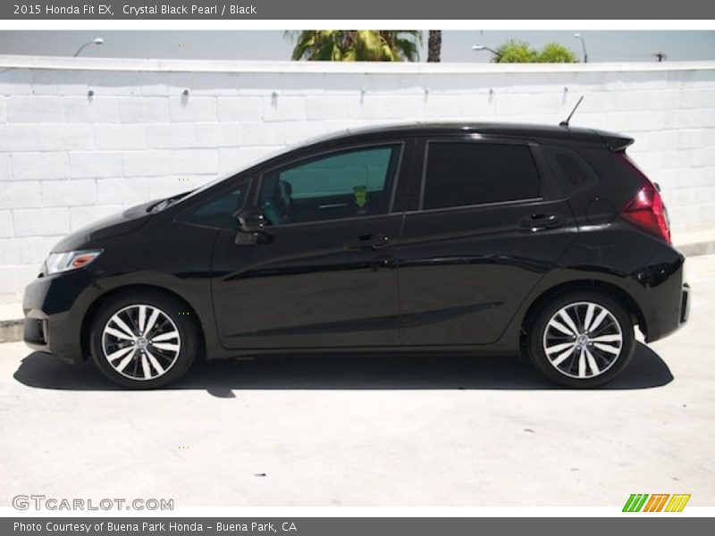 Crystal Black Pearl / Black 2015 Honda Fit EX