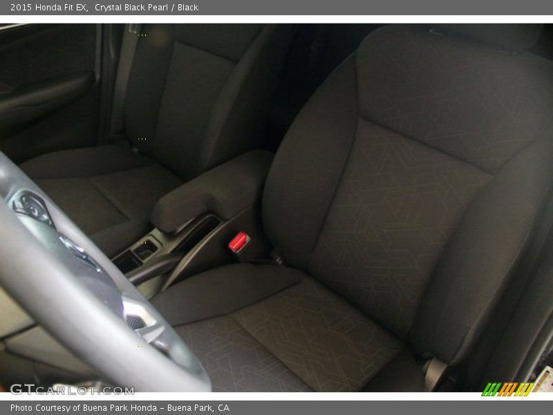 Crystal Black Pearl / Black 2015 Honda Fit EX