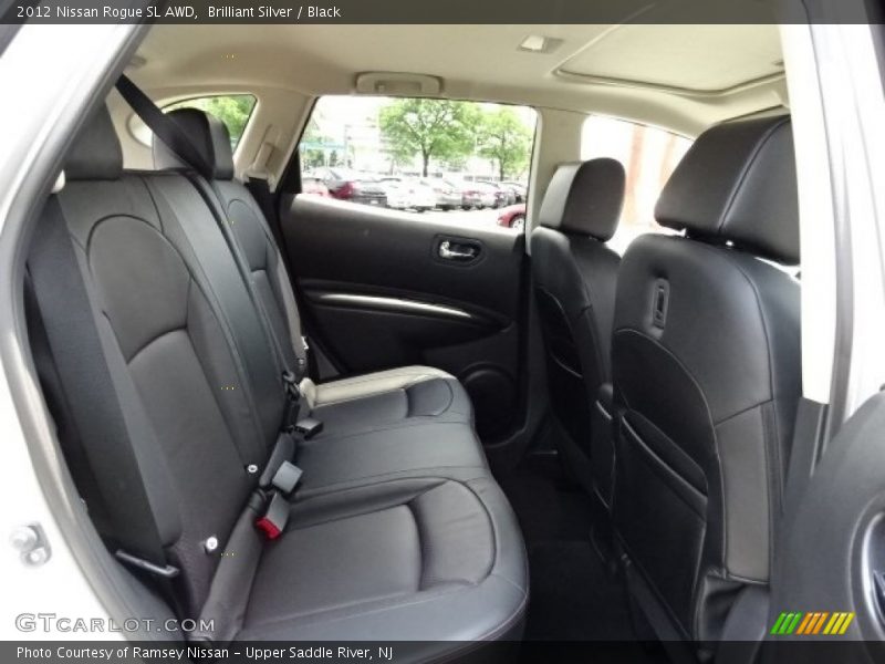 Brilliant Silver / Black 2012 Nissan Rogue SL AWD