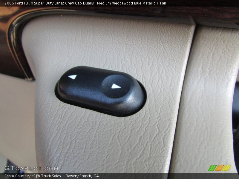 Medium Wedgewood Blue Metallic / Tan 2006 Ford F350 Super Duty Lariat Crew Cab Dually