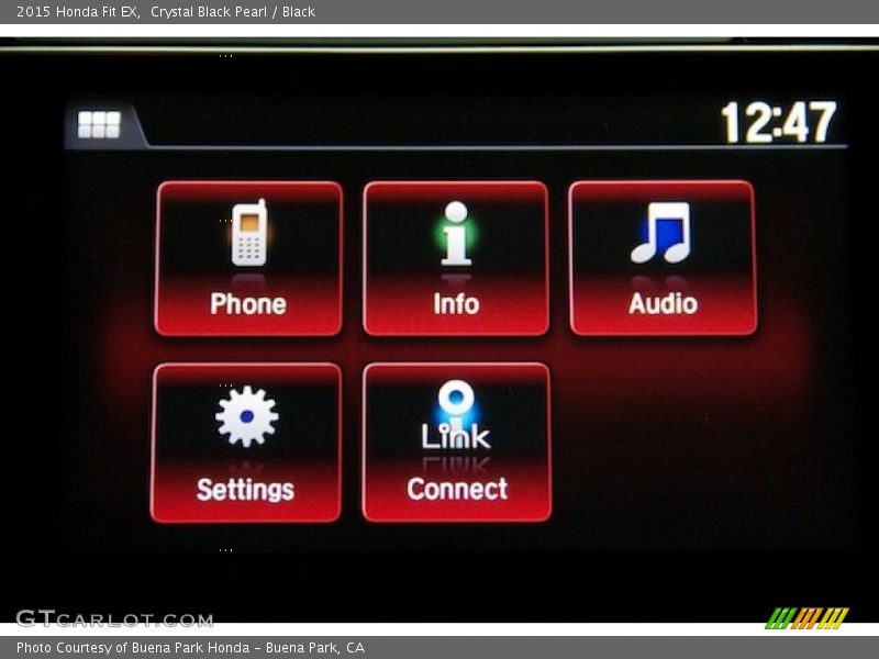 Crystal Black Pearl / Black 2015 Honda Fit EX