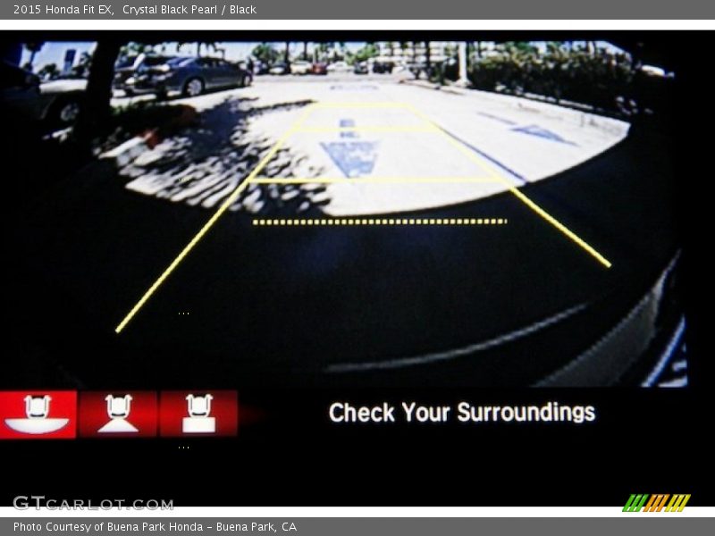 Crystal Black Pearl / Black 2015 Honda Fit EX