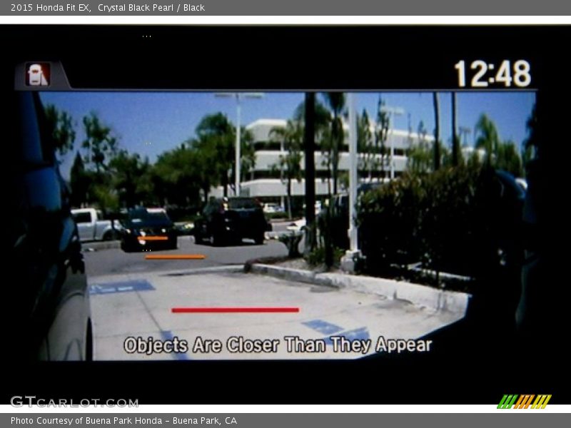 Crystal Black Pearl / Black 2015 Honda Fit EX