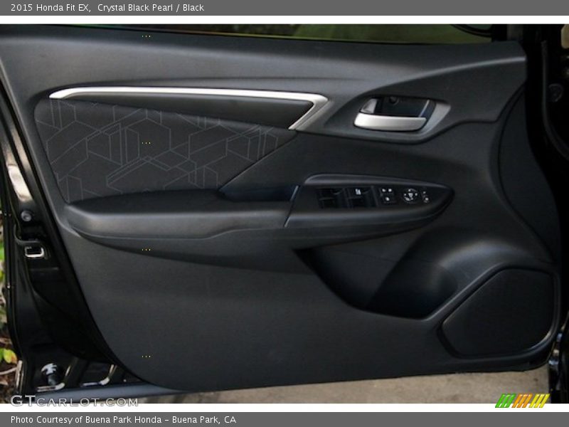 Crystal Black Pearl / Black 2015 Honda Fit EX