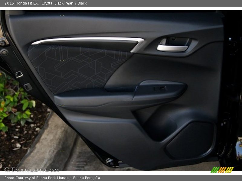 Crystal Black Pearl / Black 2015 Honda Fit EX