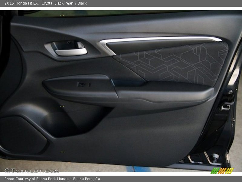 Crystal Black Pearl / Black 2015 Honda Fit EX