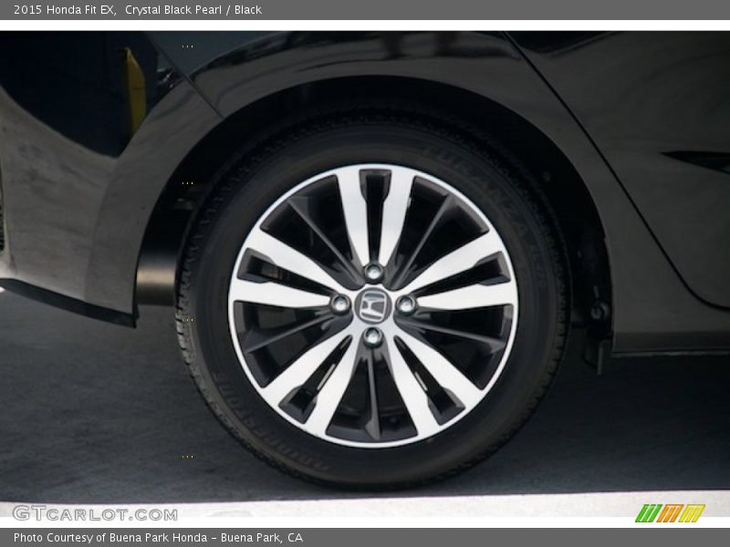 Crystal Black Pearl / Black 2015 Honda Fit EX