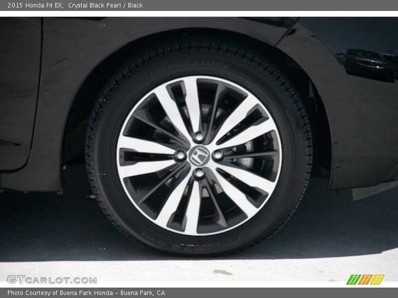 Crystal Black Pearl / Black 2015 Honda Fit EX