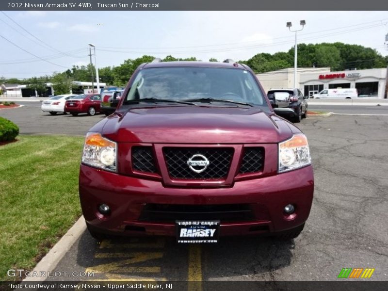 Tuscan Sun / Charcoal 2012 Nissan Armada SV 4WD