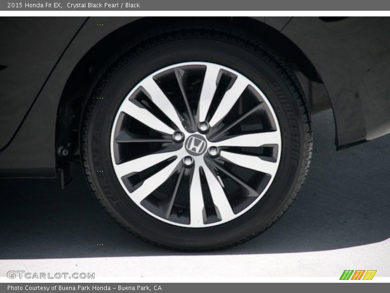 Crystal Black Pearl / Black 2015 Honda Fit EX