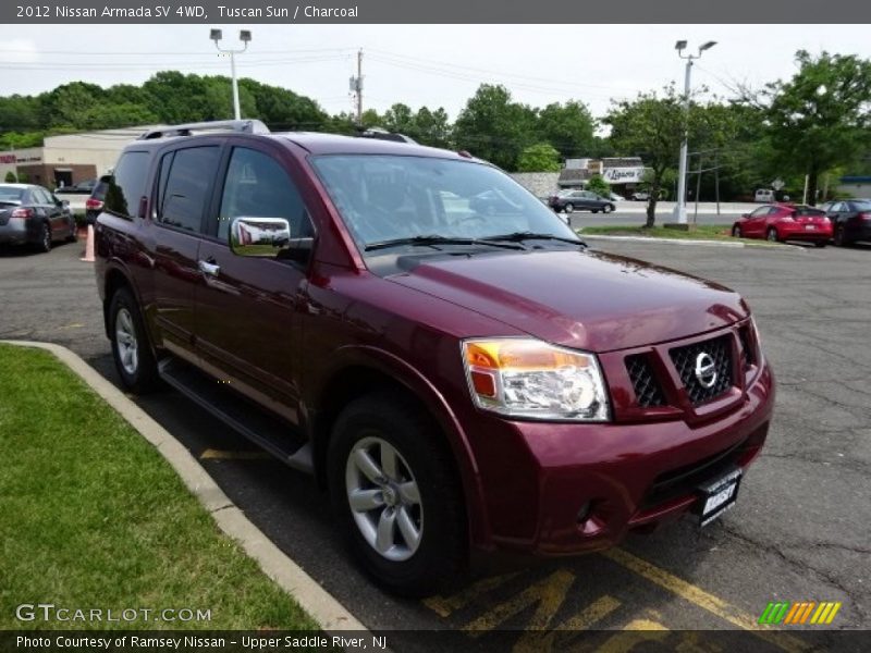Tuscan Sun / Charcoal 2012 Nissan Armada SV 4WD