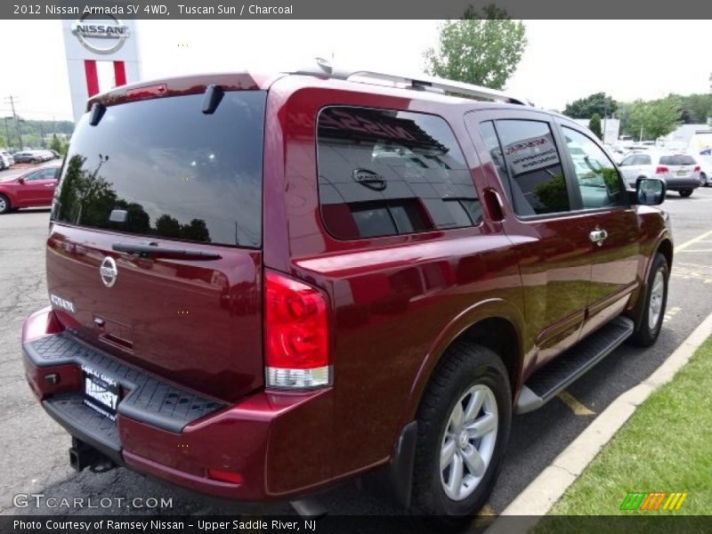 Tuscan Sun / Charcoal 2012 Nissan Armada SV 4WD