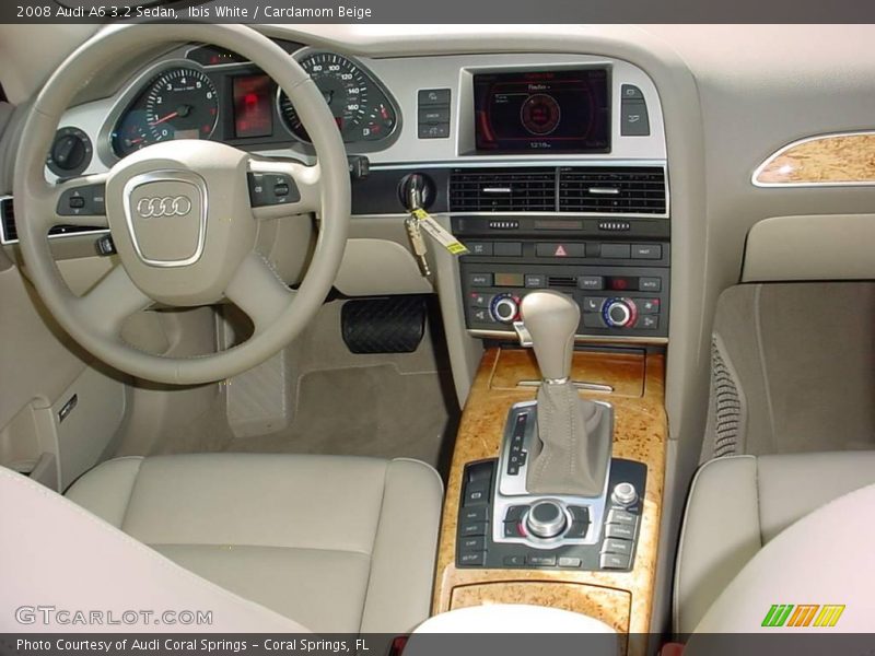 Ibis White / Cardamom Beige 2008 Audi A6 3.2 Sedan