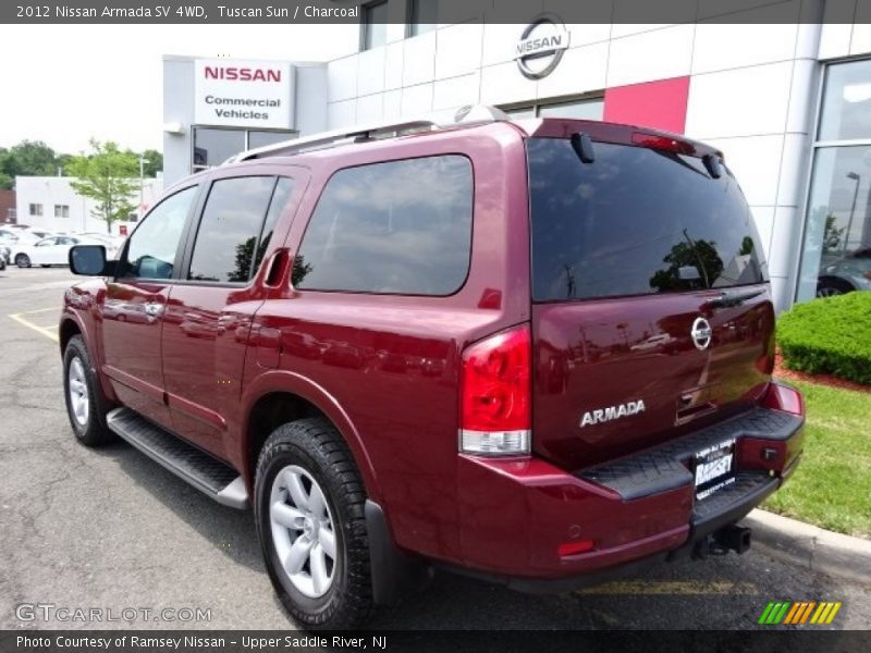 Tuscan Sun / Charcoal 2012 Nissan Armada SV 4WD