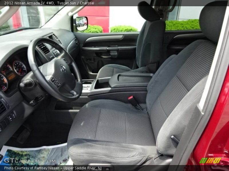  2012 Armada SV 4WD Charcoal Interior
