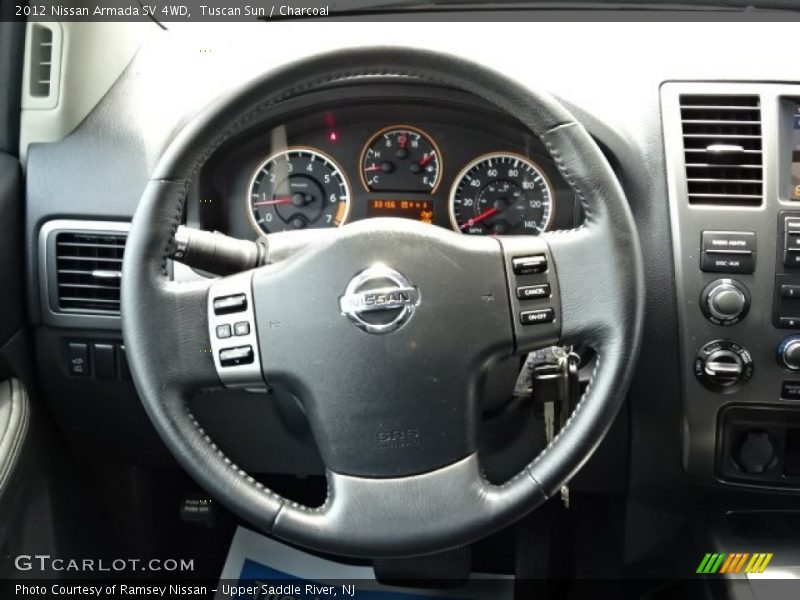 Tuscan Sun / Charcoal 2012 Nissan Armada SV 4WD