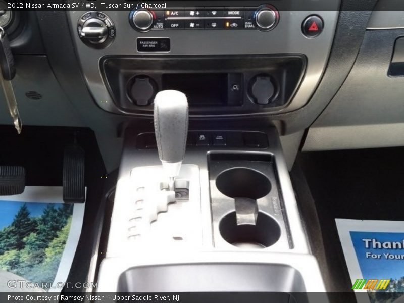 Tuscan Sun / Charcoal 2012 Nissan Armada SV 4WD