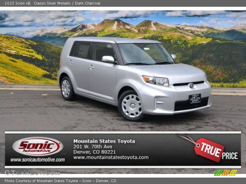 Classic Silver Metallic / Dark Charcoal 2015 Scion xB