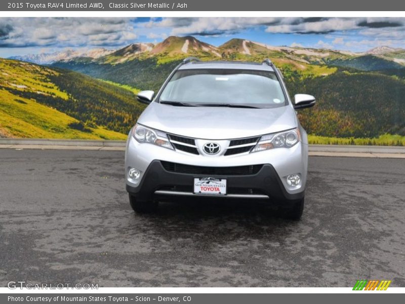 Classic Silver Metallic / Ash 2015 Toyota RAV4 Limited AWD