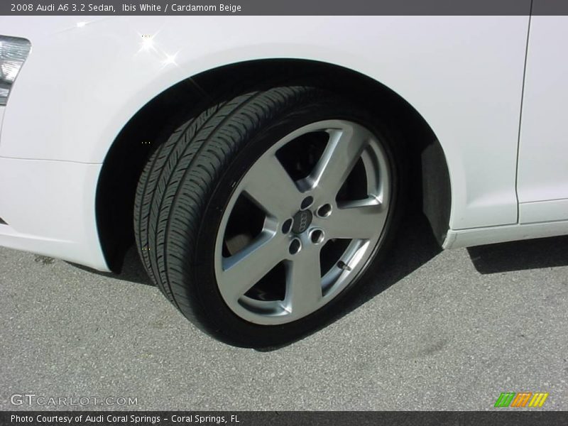 Ibis White / Cardamom Beige 2008 Audi A6 3.2 Sedan