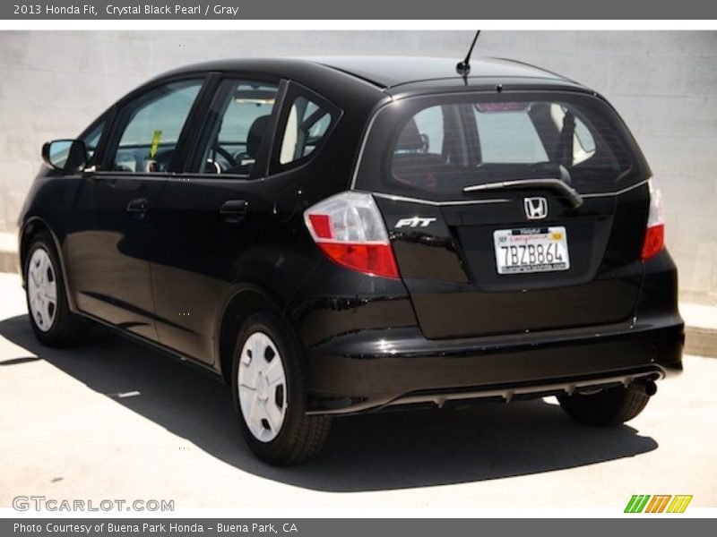 Crystal Black Pearl / Gray 2013 Honda Fit