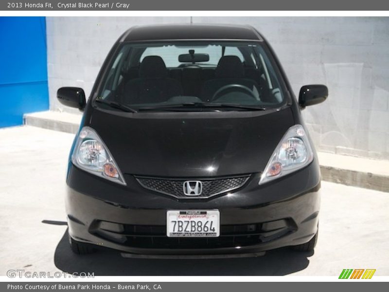 Crystal Black Pearl / Gray 2013 Honda Fit