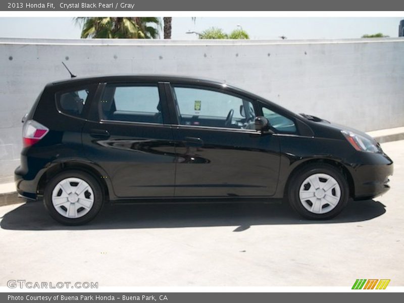 Crystal Black Pearl / Gray 2013 Honda Fit