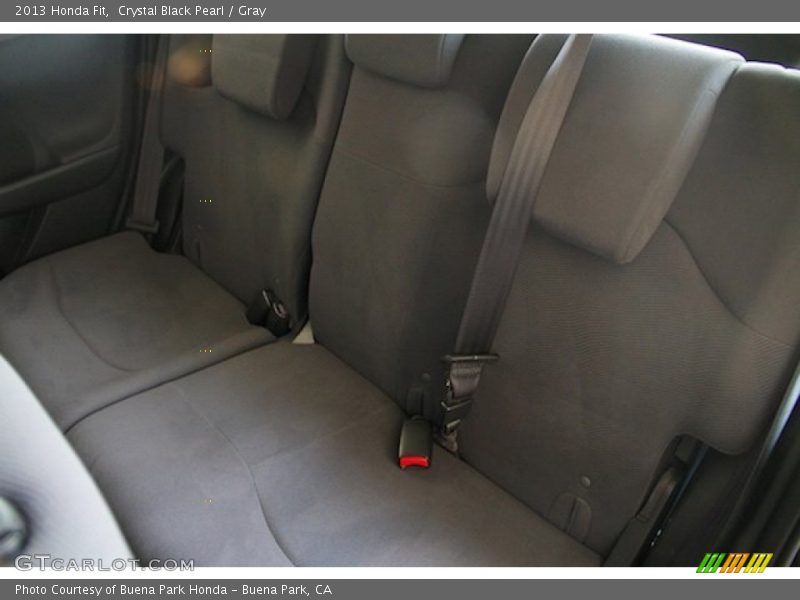 Crystal Black Pearl / Gray 2013 Honda Fit