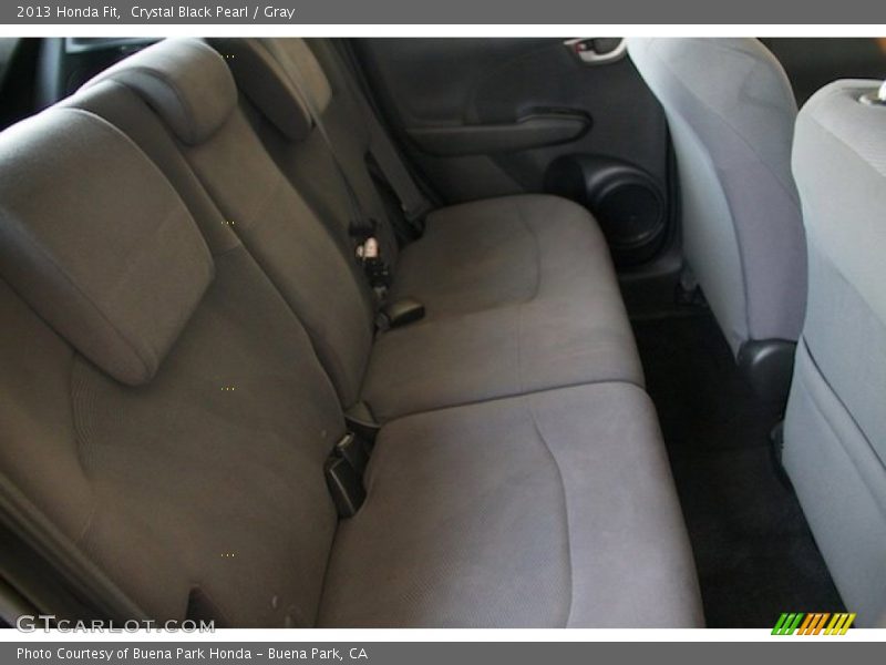 Crystal Black Pearl / Gray 2013 Honda Fit